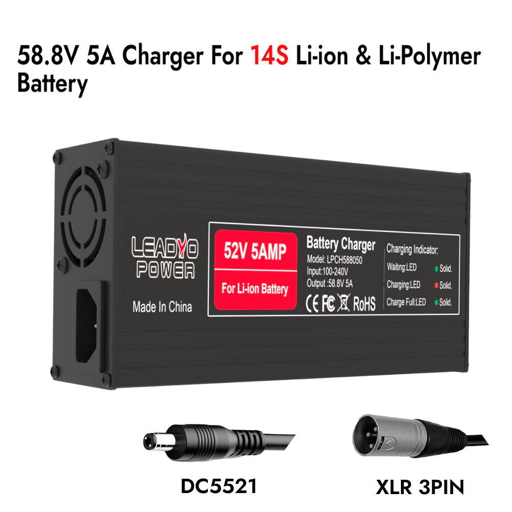 84V 20A Smart Charger - 54.6V 58.8V 67.2V 5A 충전기 리튬