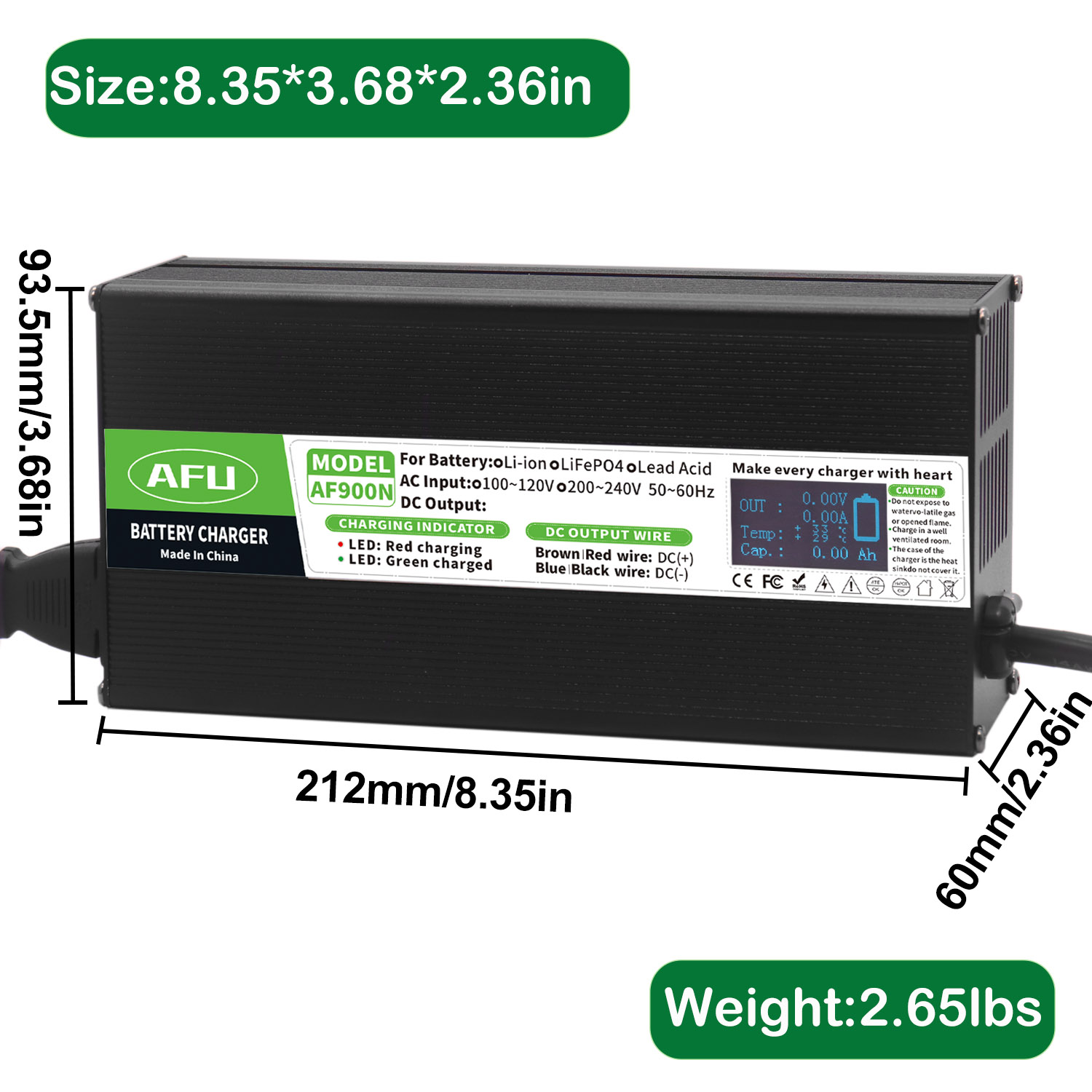 58.4V 15A LiFePO4 배터리 충전기 OLED - 84V 20A Smart Charger 리뷰 및 가격